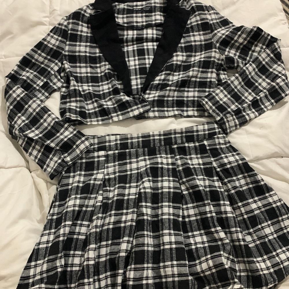 Shein skirt and shirt